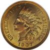Image 1 : 1907 1C PR66 Red PCGS. Bright gold color, with a blush