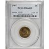 Image 3 : 1907 1C PR66 Red PCGS. Bright gold color, with a blush