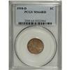 Image 1 : 1918-D 1C MS64 Red PCGS. Well struck with intense sati