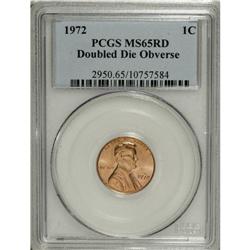 1972/72 1C Doubled Die MS65 Red PCGS. A gorgeous brick