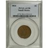 Image 1 : 1864 2C Small Motto AU58 PCGS. The scarce subtype stru