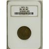 Image 1 : 1870 2C MS65 Brown NGC. A touch of original red on the