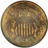 Image 1 : 1873 2C Closed 3 PR64 Brown PCGS. Well struck and nice