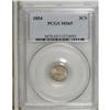 Image 3 : 1854 3CS MS65 PCGS. This year saw the debut of the Typ