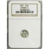 Image 1 : 1857 3CS MS64 NGC. Choice with flashy, essentially unt