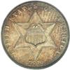 Image 1 : 1869 3CS PR65 Cameo PCGS. Sharply struck and free of c