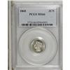 Image 1 : 1868 3CN MS66 PCGS. Well struck and untoned, with lust