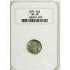 Image 1 : 1875 3CN MS65 NGC. This glowing Gem has subtle olive a