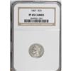 Image 1 : 1867 3CN PR65 Cameo NGC. Icy devices provide excellent