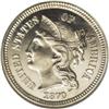 Image 1 : 1870 3CN PR66 Cameo NGC. Light tan-gold toning endows