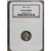 Image 3 : 1870 3CN PR66 Cameo NGC. Light tan-gold toning endows