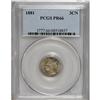 Image 1 : 1881 3CN PR66 PCGS. Delicate gold toning visits the fl