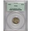 Image 1 : 1882 3CN PR66 PCGS. Original cream-gray, lime, and pea