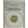 Image 3 : 1879 5C MS64 PCGS. This satiny and pinpoint-sharp near