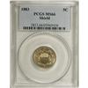 Image 1 : 1883 5C MS66 PCGS. Delicate almond-gold patina invigor