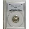 Image 1 : 1883 5C PR66 Cameo PCGS. Dusky tan-gold color is more