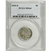 Image 1 : 1915-S 5C MS64 PCGS. This low mintage near-Gem has cre