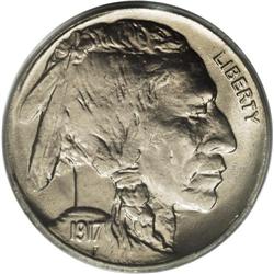 1917-D 5C MS65 PCGS. This early branch mint Gem has pl