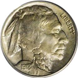 1918-S 5C MS64 PCGS. Among the most elusive semi-keys