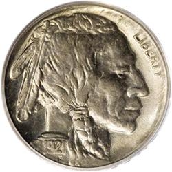 1921-S 5C MS64 PCGS. Crisply detailed on the central d