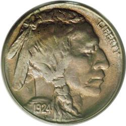 1924-S 5C MS64 PCGS. The 1924-S Buffalo nickel is rega