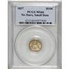 Image 3 : 1837 H10C Small Date (Flat Top 1) MS66 PCGS. The small