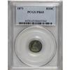Image 1 : 1871 H10C PR65 PCGS. This crisply struck Gem has water