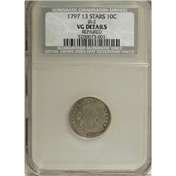 1797 10C 13 Stars--Repaired--NCS. VG Details. JR-2, R.