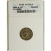 Image 1 : 1858-S 10C --Cleaned--ANACS. AU50 Details. The obverse