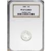 Image 3 : 1885 10C PR67 Cameo NGC. Heavily frosted devices stand