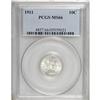 Image 1 : 1911 10C MS66 PCGS. A shining silver-white example of