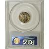 Image 4 : 1935-D 10C MS67 Full Bands PCGS. Peach-gold, plum-mauv