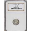 Image 1 : 1942/1 10C AU50 NGC. FS-101, formerly FS-010.7. The hi