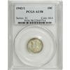Image 1 : 1942/1 10C AU58 PCGS. FS-101, formerly FS-010.7. The o