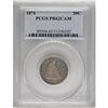 Image 3 : 1876 20C PR62 Cameo PCGS. Proof twenty cent pieces wer