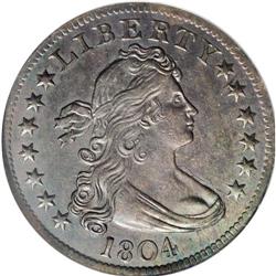 1804 25C --Improperly Cleaned--NCS. Unc. Details. B-1,