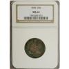 Image 3 : 1850 25C MS64 NGC. A sharply detailed near-Gem with ri