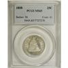 Image 3 : 1858 25C MS65 PCGS. The high-mintage 1858 quarter is o