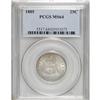 Image 1 : 1885 25C MS64 PCGS. This lightly toned and lustrous Ch