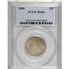 Image 1 : 1890 25C MS64 PCGS. Choice and subtly lustrous beneath