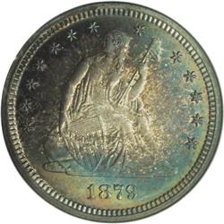 1879 25C PR66 NGC. Type Two Reverse. Because the Phila