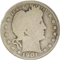 1901-S 25C AG3 PCGS. In an era when collecting by mint