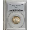 Image 1 : 1917 25C Type One MS66 Full Head PCGS. Attractive gold