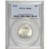 Image 1 : 1924 25C MS66 PCGS. A highly lustrous example whose li