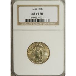 1930 25C MS66 Full Head NGC. Iridescent lime-green, ro