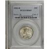 Image 3 : 1932-D 25C MS65 PCGS. Original silver-gray surfaces ar