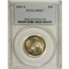 Image 3 : 1937-S 25C MS67 PCGS. Vibrant golden-russet and jade-g