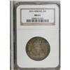 Image 1 : 1874 50C Arrows MS61 NGC. This decisively struck and s