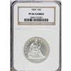 Image 3 : 1869 50C PR66 Cameo NGC. This piece is fully brilliant