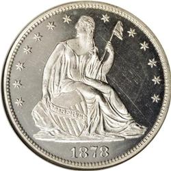 1878 50C PR65 Cameo NGC. Type Two Reverse. A brilliant